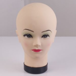 Cabeza Mujer color carne sombreado verde claro