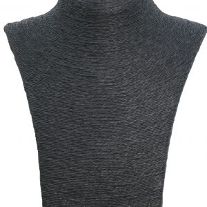 Expositor de collar Esparto Negro 27cm