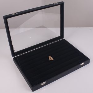 Expositor para anillos negro