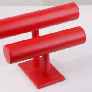 Expositor de pulsera doble rojo