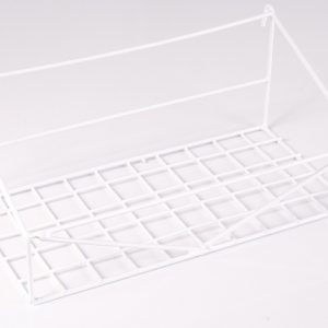 Gancho cesta blanca para malla 31X16 X4