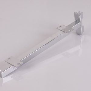 Gancho cremallera para cristal para dos lados 30cm