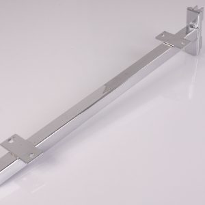 Gancho cremallera para cristal para dos lados 40cm