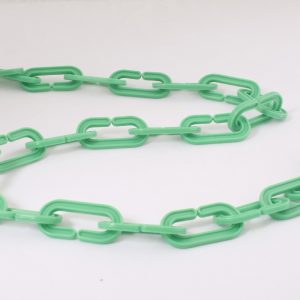Cadena de plastico verde