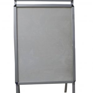 Portacarteles puc pie aluminio 64x84cm