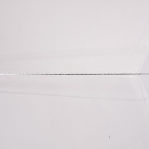 Cremallera cromo perforado simple 1x0,8x1cm 1,5m