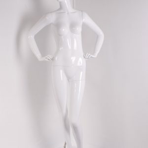 Maniqui de mujer color blanco brillatne CELIA-08