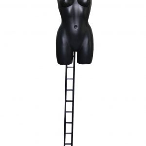 Busto de mujer Plastico negro largo