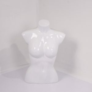 Busto mujer blanco brillante sin rodilla
