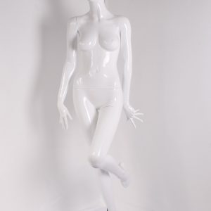 Maniqui de mujer color  blanco brillante ROS-5-BB